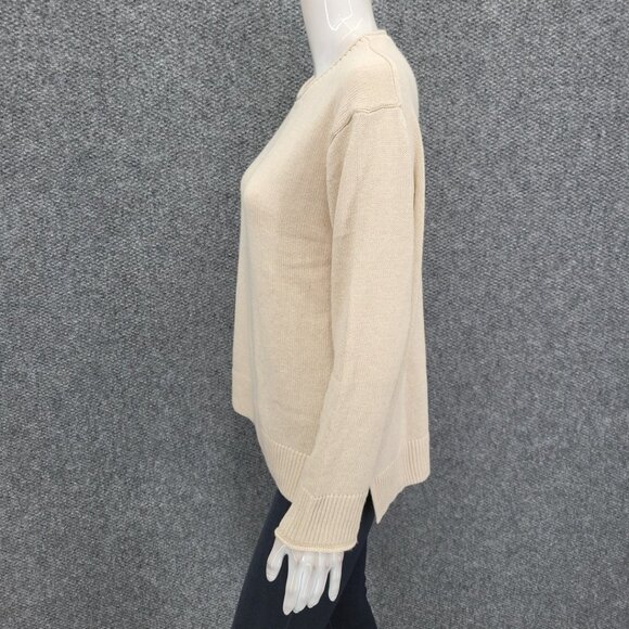 Ella Moss Ladies Everyday Trendy Sweater Medium Size Tan Pullover Long Sleeves - Picture 7 of 10